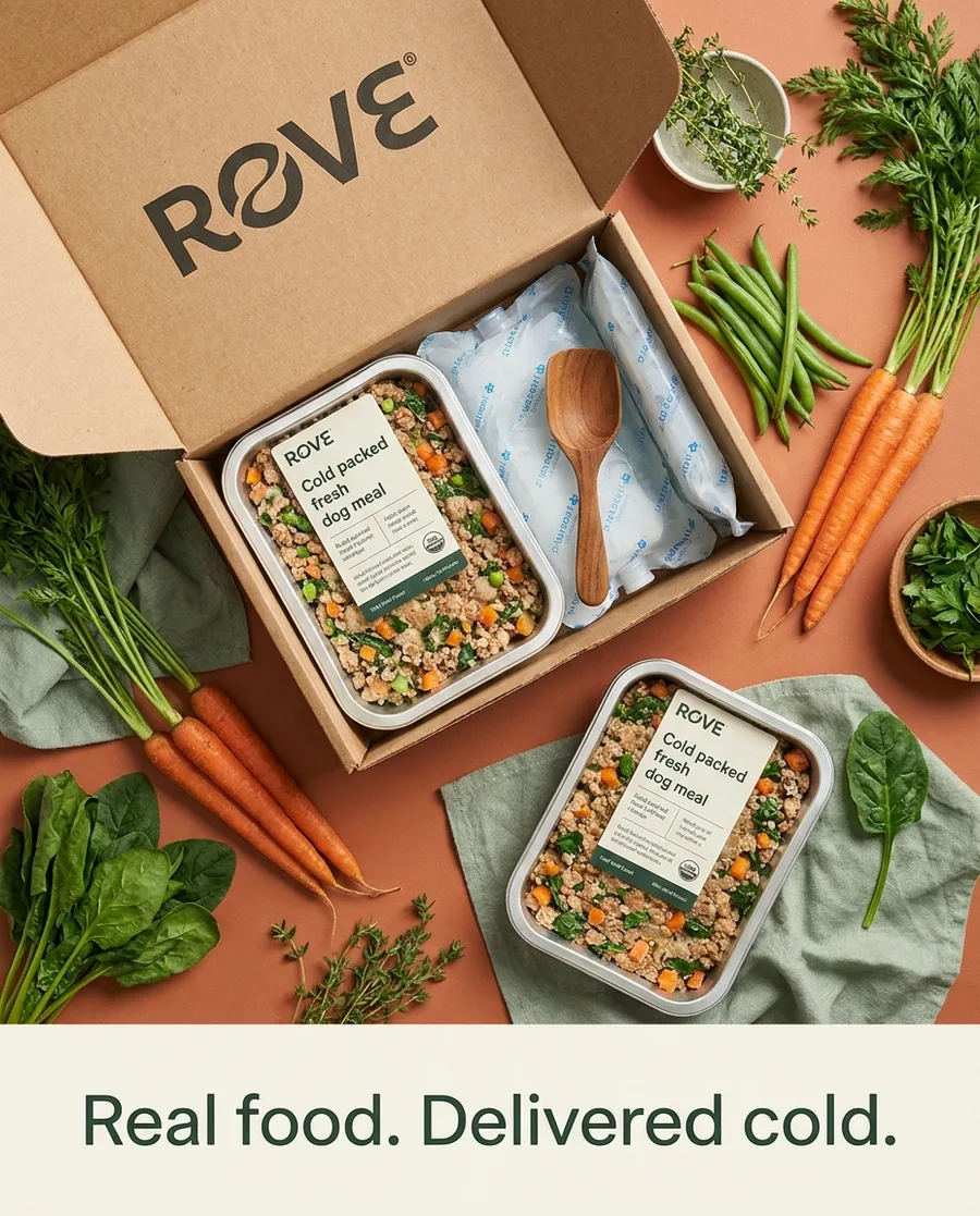 Rove ad: Real food. Delivered cold.